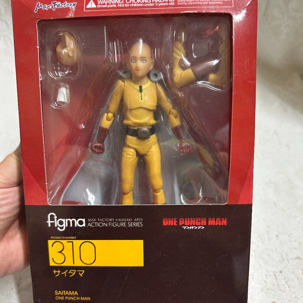 One Punch Man Action Figure Figma Saitama Max Factory 310 New in Box
